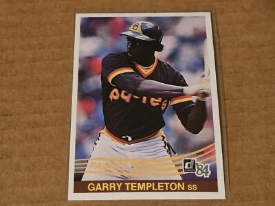 1984 Donruss #185 Garry Templeton San Diego Padres Nmmt - Image 1 of 3