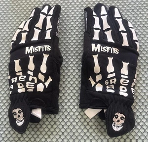 Guanto a pipa XS/S Grenade Misfit rosso bianco nero stile dita raro come nuovo - Foto 1 di 18