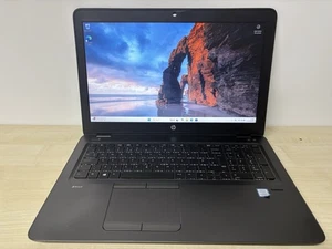 HP zbook 15u G4 Laptop i7-7500 AMDFIRE PRO W4910M 16GB RAM 256GB SSD Windows 11 - Picture 1 of 23