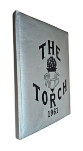 The Torch 1961 Arcola High School Yearbook Illinois Original Hardcover - Picture 1 of 13