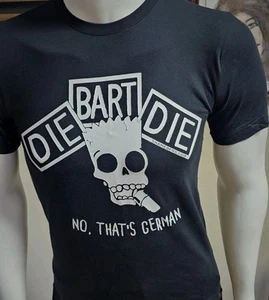 (2X-4X) Die BART Die Subhumans Simpsons Punk Short-Sleeve T-Shirt - Picture 1 of 1