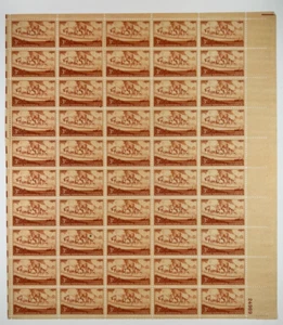 Scott 1061 - 1954 Kansas Statehood Full Sheet of 50 US 3¢ Stamps MHN - Picture 1 of 2