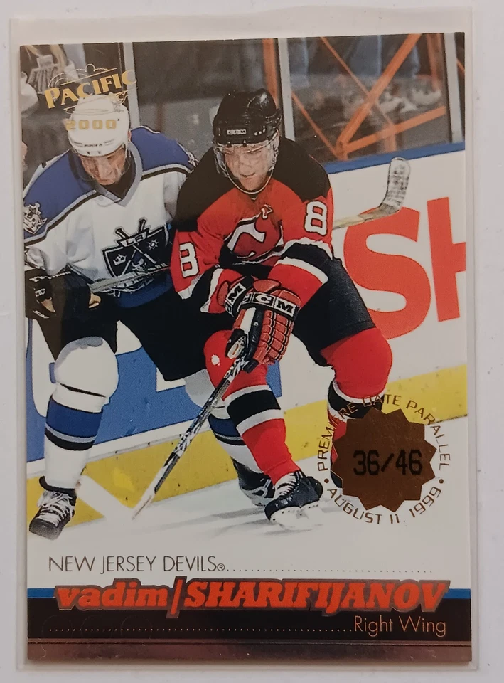1999-00 Pacific Premiere Date Parallel Vadim Sharifijanov /46 New Jersey Devils - Image 1 of 2