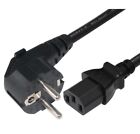 European C13 LEAD Cable to IEC KETT EU 2 PIN EURO 1.8m For PC Laptop And all