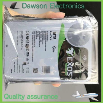 Seagate ST16000NM001G 16TB Exos X16 6Gb 512e 3.5 SATA Enterprise Hard Drive New - Image 1 of 4