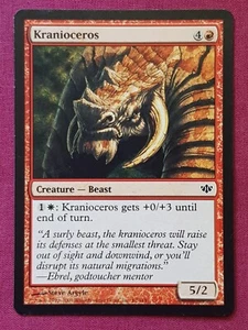 Magic The Gathering CONFLUX KRANIOCEROS red card MTG - Bild 1 von 2