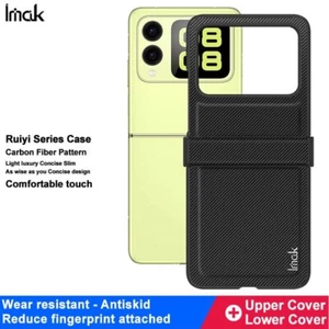 IMAK For Huawei nova Flip, Luxury Business Carbon Fiber PC Hard Cover Case - Picture 1 of 6