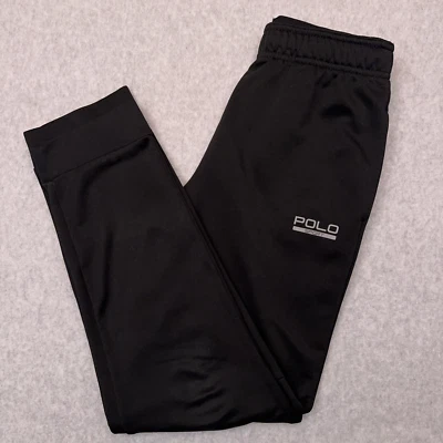 Pantalones deportivos Polo Ralph Lauren jóvenes niños medianos negros rectos termoventilados Foto 1 de 4