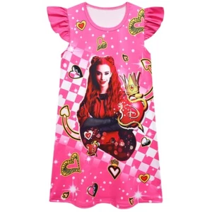 Descendants 4 4-12-year-old girls' nightgown with flying sleeves and jumpsuit - Picture 1 of 15
