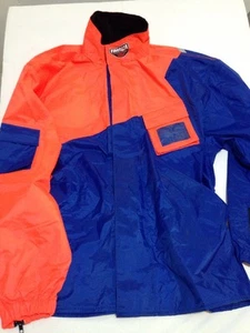Chaqueta de motociclista FirstGear Hein Gericke naranja neón azul polietileno para hombre talla L - Imagen 1 de 1