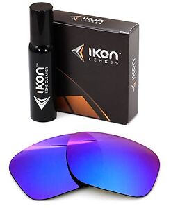 Polarized IKON Iridium Replacement Lenses For Oakley Holbrook Violet Mirror