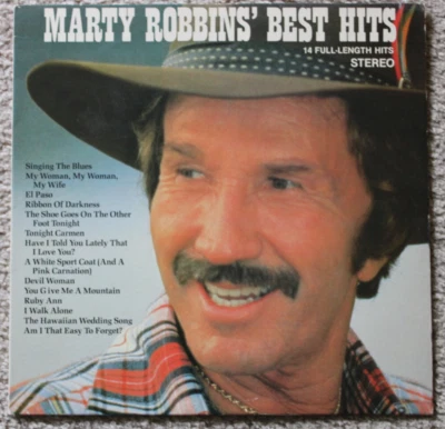 Marty Robbins - Best Hits 12" LP CSP – P 15812 1981 Classic Country w/ Coupon - Image 1 of 4