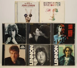 John Lennon 8 CD Lot, John and Yoko, Live In New York, The Collection - Foto 1 di 10