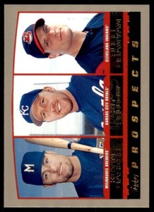 2000 Topps Kevin Barker/Kit Pellow/Russell Branyan Baseball Card #208