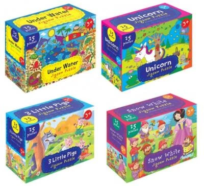 Jigsaw Puzzle Large Pieces Kids Childrens First Educational Toy 35cm SET OF 25 - Image 1 of 4