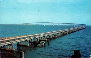 Postal de Chesapeake Bay Bridge Maryland - Imagen 1 de 2