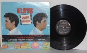 ELVIS PRESLEY Double Trouble OST LP VG+ Vinyl Plays Well 1977 RCA APL12564  - Picture 1 of 4