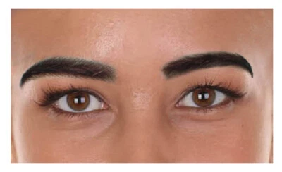 HPO Adulto Unisex Cabello Humano Falso Autoadhesivo Cejas Tupidas M-1350 Foto 1 de 4