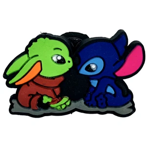 Crocs Jibbitz Zapatos de Jardín Bebé Yoda Grogu Star Wars Lilo y Puntada Goma Dije - Imagen 1 de 5