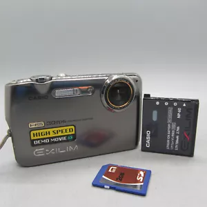Casio Digital Camera Exilim EX-FS10 9.1MP Silver Tested - Picture 1 of 8