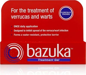 Gel de tratamiento Bazuka tratamiento eficaz sin dolor + eliminación de verrugas 6 g P&P rápido - Imagen 1 de 6