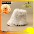 Snow Boots Winter Fleece-lined Thermal Furry Shoes