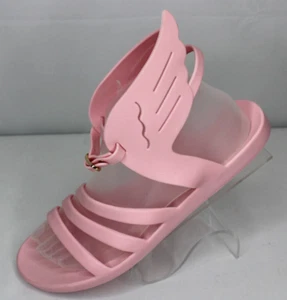 Ancient Greek Sandals Ikaria Women EU 40 US 10 Pink Rubber Jelly Gladiator Wings - Picture 1 of 16