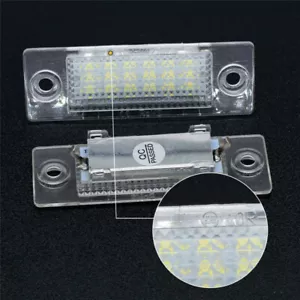 Iluminación de matrícula LED de 2 piezas para VW Golf 5 Plus Passat Jetta Caddy Touran DA - Imagen 1 de 7