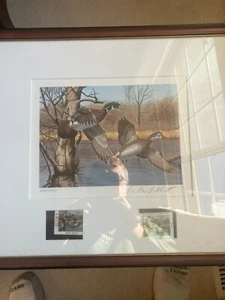 1983 New Hampshire  first of State Duck Stamp Print 2 Stamps/one AS - Picture 1 of 5