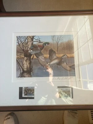 1983 New Hampshire  first of State Duck Stamp Print 2 Stamps/one AS - Image 1 of 4