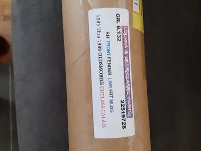 Nuevo de Lote Antiguo GM 22519728 RH frt fdr mldg 85 a 88 Oldsmobile Cutlass Calais Foto 1 de 3