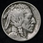 1913-S TYPE 1 Buffalo Nickel G / VG FREE SHIPPING