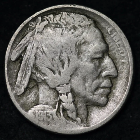 1913-S TYPE 1 Buffalo Nickel G / VG  FREE SHIPPING Cover