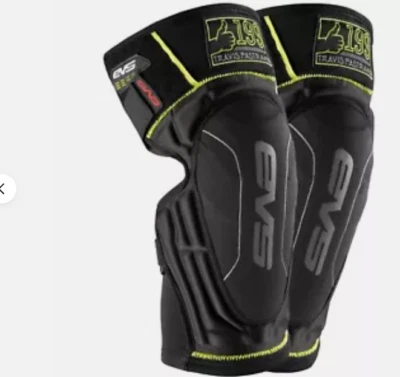EVS TP199 Lite Knee Pad Pair (2); Black #663-1429 Brand New in Box - Image 1 of 3