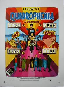 QUADROPHENIA Affiche Cinéma ROULEE 62x45 Movie Poster The Who R90 Vespa Flipper - Bild 1 von 1