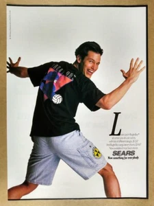 1990 Bugle Boy T-Shirt Cargo Shorts Sears vintage print Ad - Picture 1 of 1