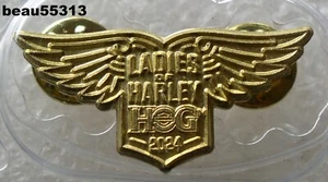 ⭐2024 LADIES OF HARLEY DAVIDSON OWNERS GROUP HOG LOH VEST JACKET HAT PIN - Picture 1 of 1