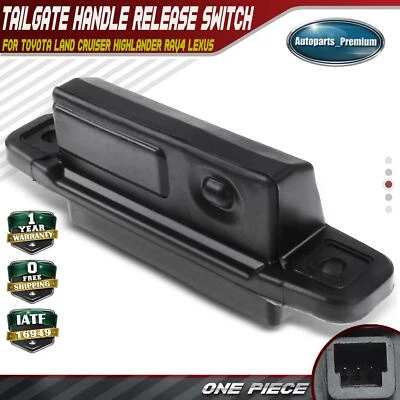 Back Door Tailgate Release Lock Switch for Toyota Highlander Land Cruiser RAV4 - Image 1 of 4