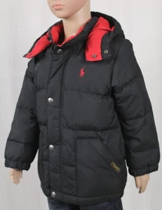 POLO RALPH LAUREN BLACK DOWN PUFFER COAT SKI NWT $175 - Picture 1 of 1