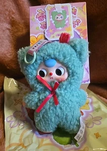 AUTHENTIC Baby Three Where’s Spring? Green Cactus Plush Open Box & Bag W/ Card - Picture 1 of 4