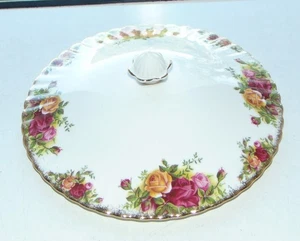 Royal Albert China Old Country Roses England 1 x Lid For Tureen - Imagen 1 de 3