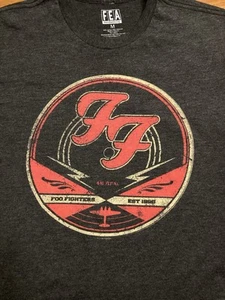 Foo Fighters Est 1995 Shirt Size M Gray Dave Grohl - Picture 1 of 2