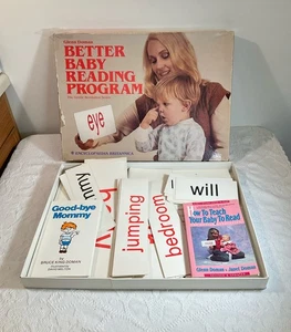 Programma di lettura vintage Glenn Doman Better Baby Enciclopedia Britannica 1982 - Foto 1 di 12