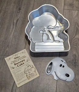 Snoopy Flying Ace Cool Joe Wilton Kuchenform mit Planscheibe & Anleitung 1965 Vintage - Bild 1 von 16