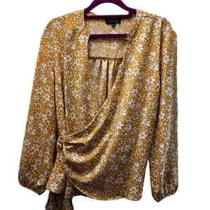 1. State Blumen Wickelbluse Gr. S Neu mit Etikett Vintage Print  - Bild 1 von 6