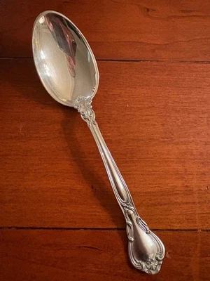 RARE LARGE 7 1/8" GORHAM CHANTILLY STERLING SILVER OVAL PLACE SOUP SPOON SPOONS - Image 1 of 4