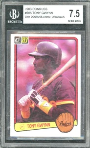 1983 Donruss - Tony Gwynn #598 (RC) BGS 7.5 - Picture 1 of 2