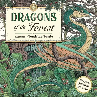 ABRAMS & CHRONICLE BOOKS Dragons of the Forest. 1000 Piece Jigsaw Puzzle Tomislav Tomic
