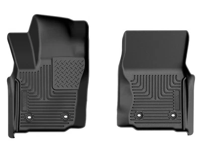 Forros de piso delantero Husky Liner WeatherBeater negros para 2024-26 Tacoma automático Foto 1 de 4