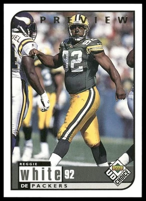 1998 UD Choice #67 Reggie White Green Bay Packers - Image 1 of 2